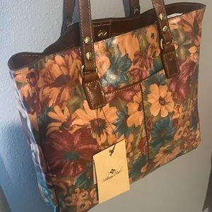 Brand new Patricia Nash over the shoulder purse and matching wallet!
